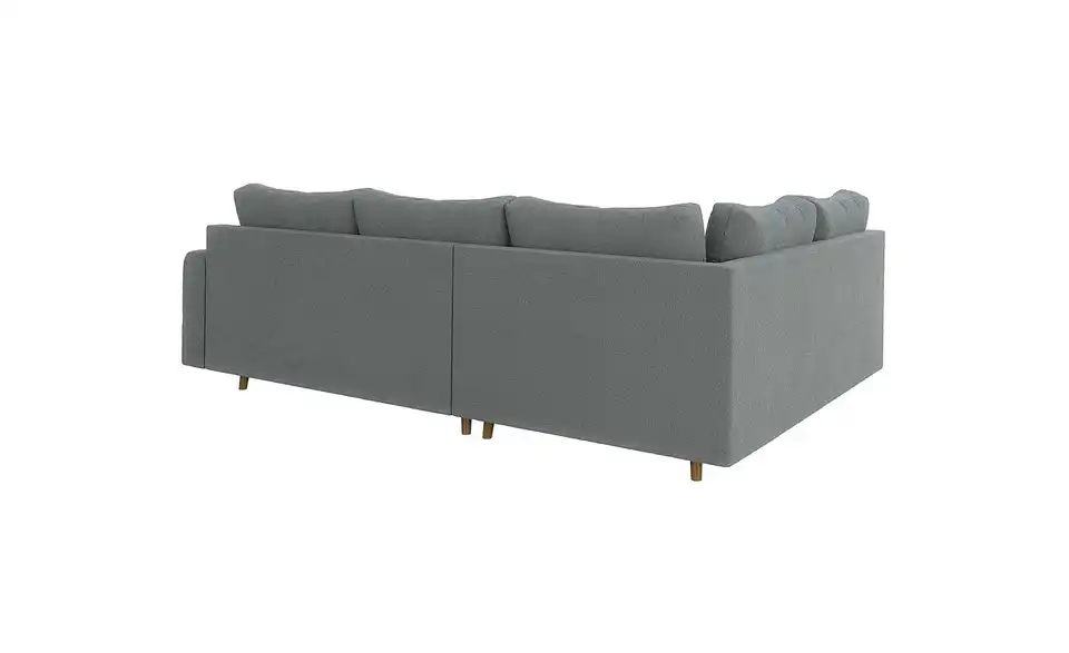 S-STYLE Ecksofa mit Hocker Lars, Rückansicht