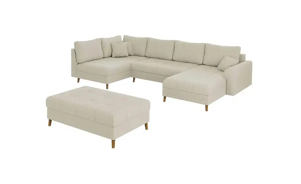 Wohnlandschaft mit Hocker, Perspektive