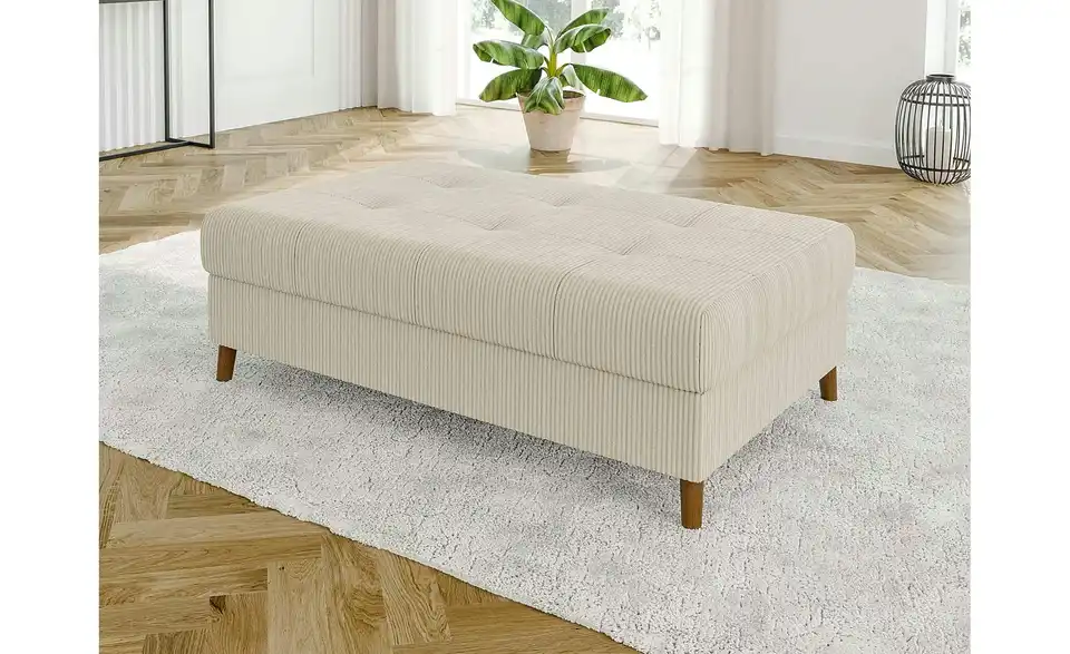 S-STYLE Wohnlandschaft mit Hocker Maya, in Wohnsituation