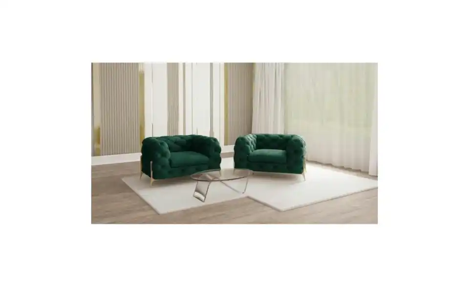 Chesterfield Sessel, in Wohnsituation