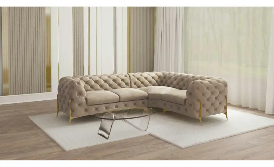 Ecksofa, in Wohnsituation