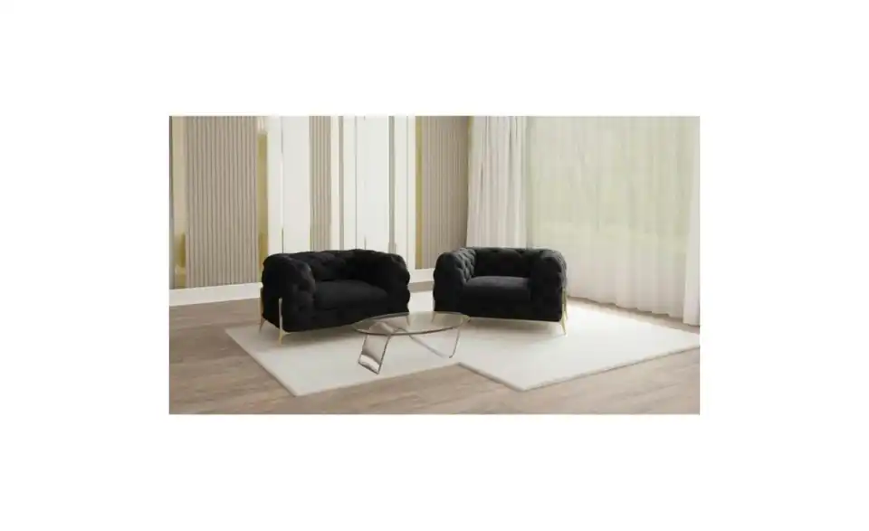 Chesterfield Sessel, in Wohnsituation