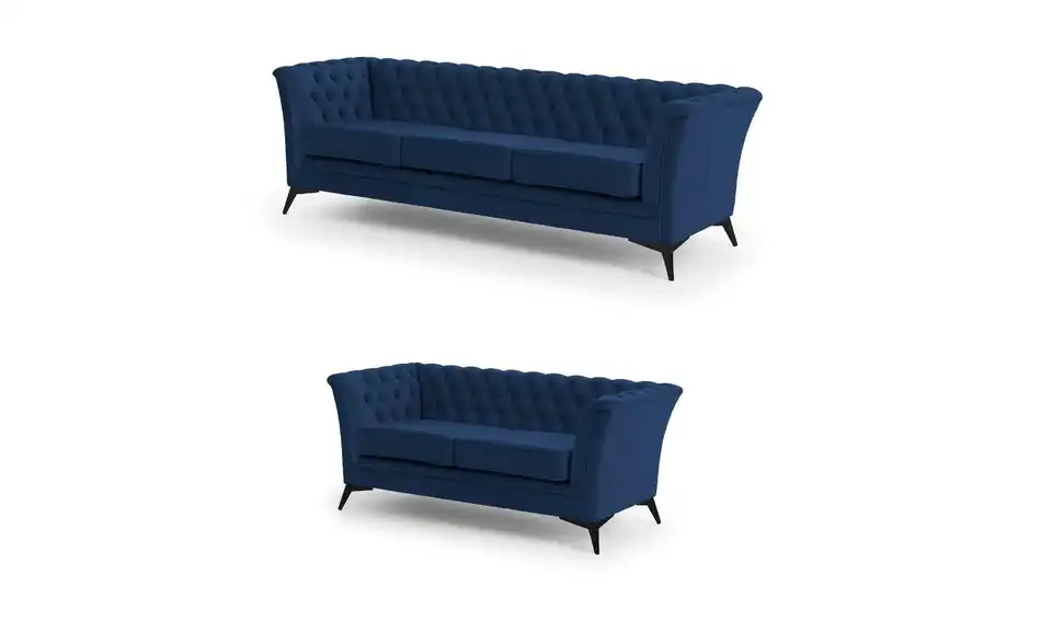 Chesterfield Polstergarnitur 3+2 Wilhelm, Perspektive