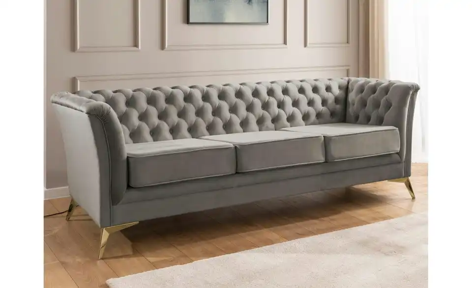 Chesterfield Polstergarnitur 3+2 Wilhelm, in Wohnsituation