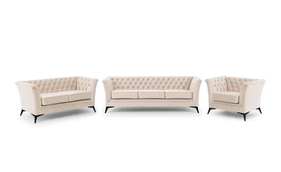 Chesterfield Polstergarnitur 3+2+1 Wilhelm, Perspektive