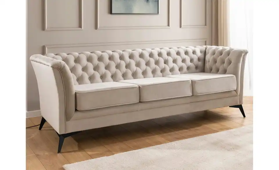 Chesterfield Polstergarnitur 3+2+1 Wilhelm, in Wohnsituation