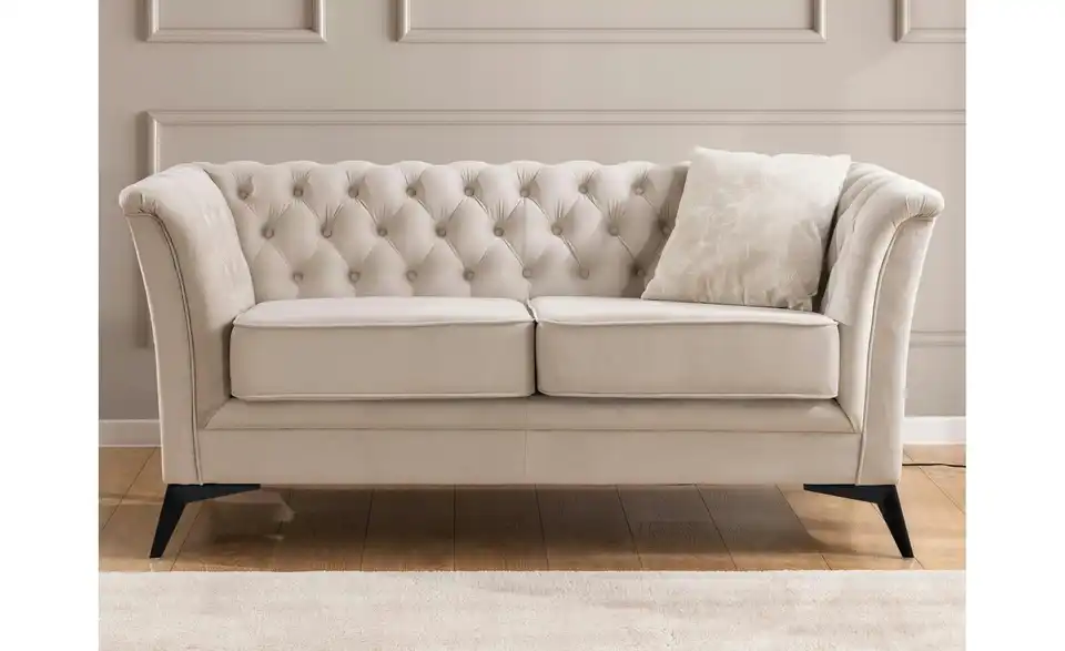 S-STYLE Chesterfield Einzelsofa Wilhelm, in Wohnsituation