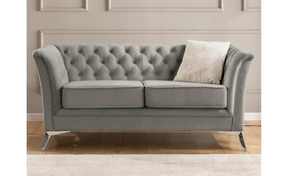 S-STYLE Chesterfield Einzelsofa Wilhelm, in Wohnsituation