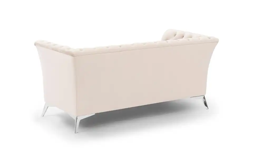 S-STYLE Chesterfield Einzelsofa Wilhelm, Rückansicht