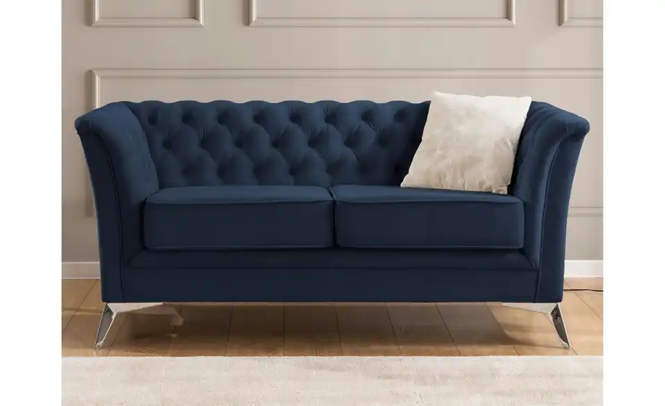 S-STYLE Chesterfield Einzelsofa Wilhelm, in Wohnsituation