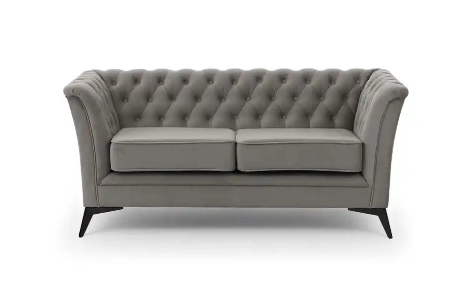 S-STYLE Chesterfield Einzelsofa Wilhelm, Frontansicht