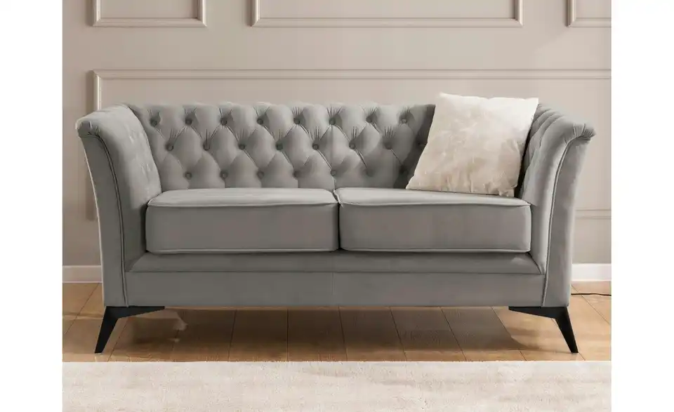 S-STYLE Chesterfield Einzelsofa Wilhelm, in Wohnsituation