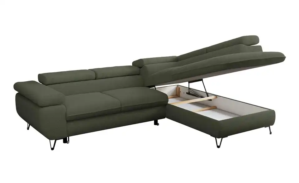 Ecksofa Grün Peter, Detailansicht