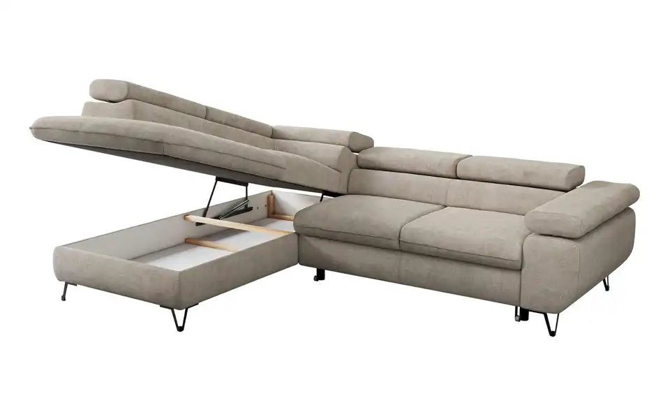 Ecksofa Beige Peter, Detailansicht