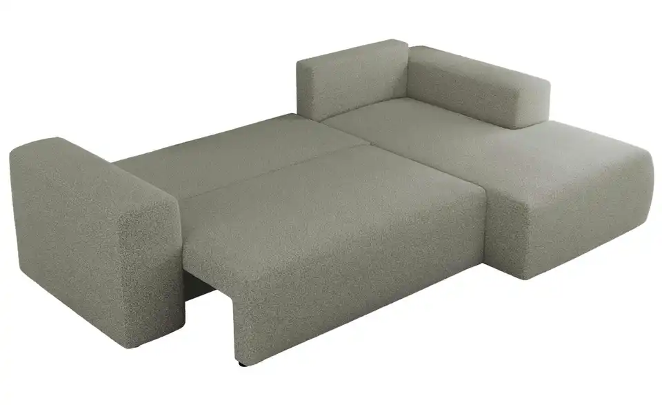 Ecksofa Hellgrau, Detailansicht
