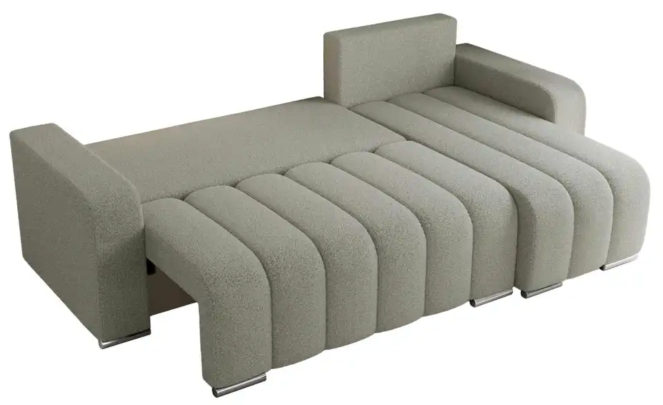 Ecksofa Hellgrau, Detailansicht