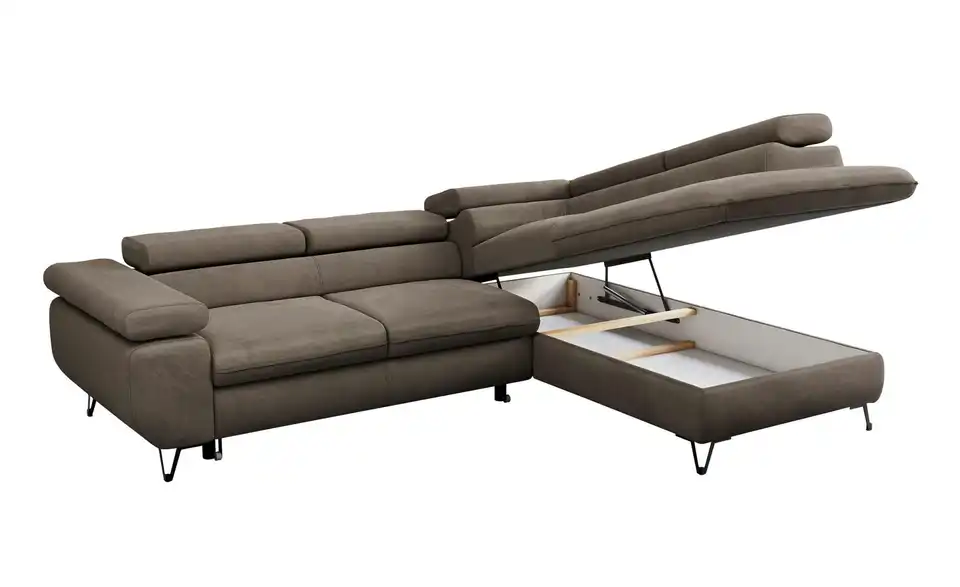 Ecksofa Braun Peter, Detailansicht