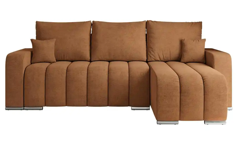 Ecksofa Orange, Frontansicht