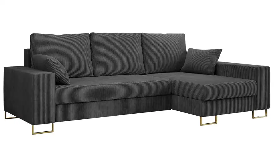 Ecksofa Dunkelgrau, Perspektive