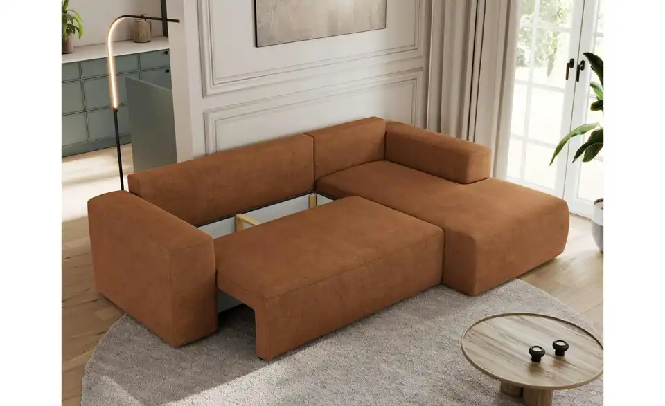 Ecksofa Orange, Funktionsansicht