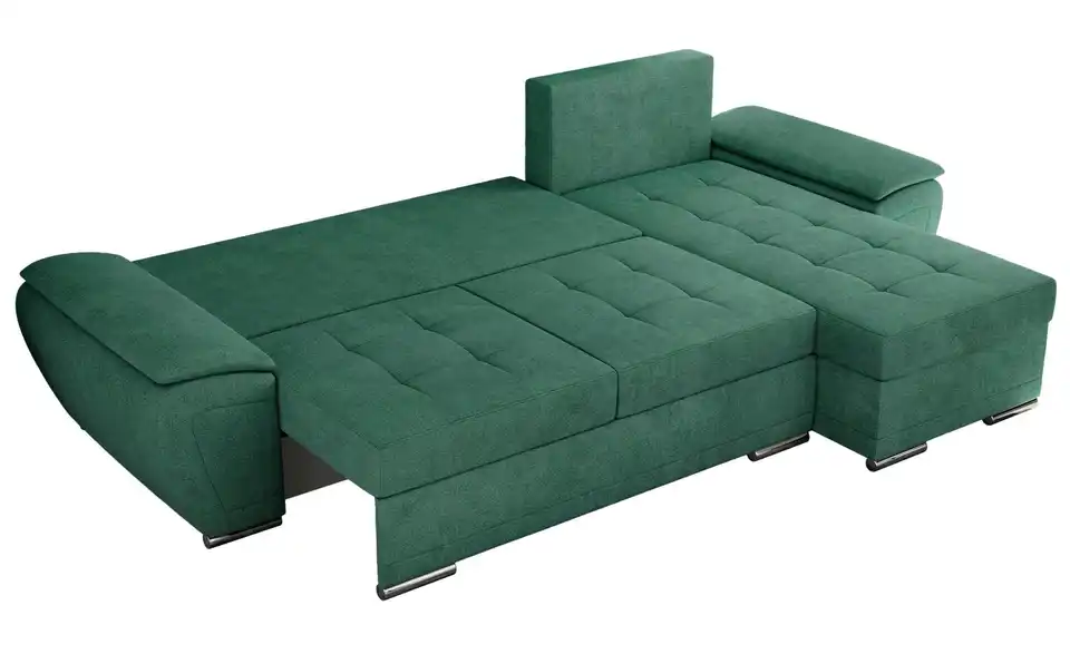 Ecksofa Grün, Detailansicht