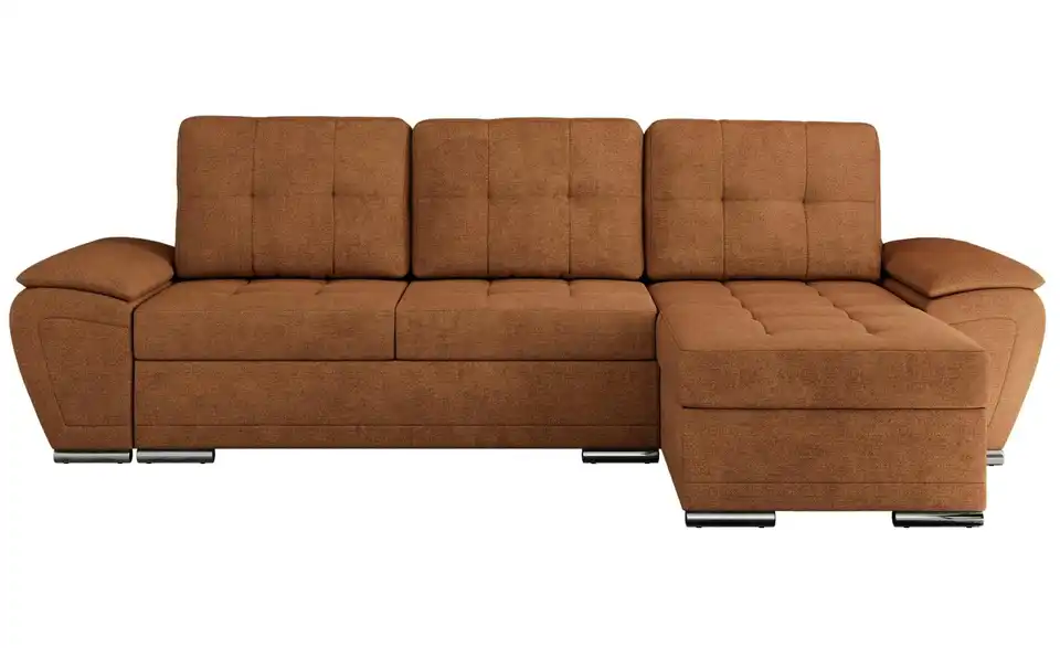 Ecksofa Orange, Frontansicht