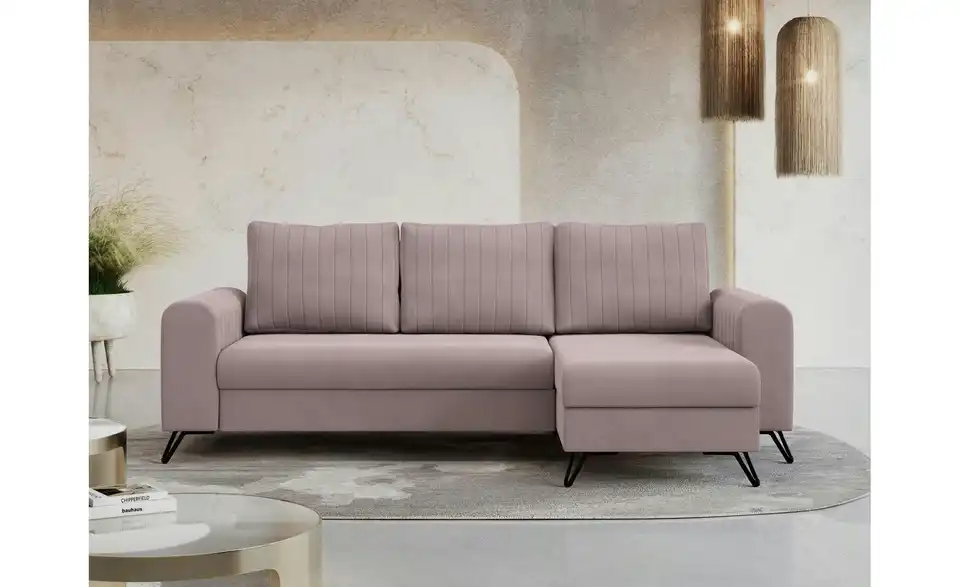 Ecksofa Rosa, in Wohnsituation