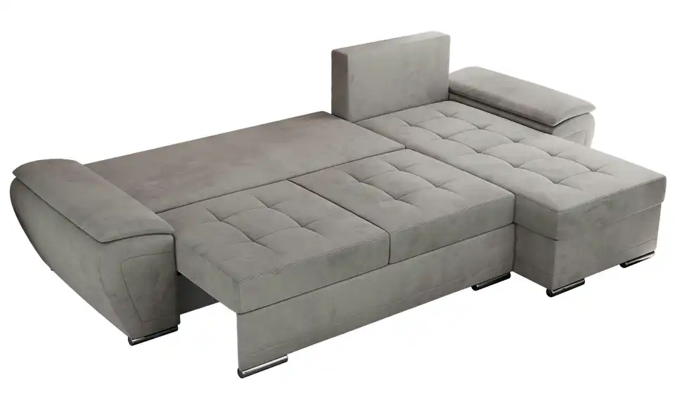 Ecksofa Hellgrau, Detailansicht