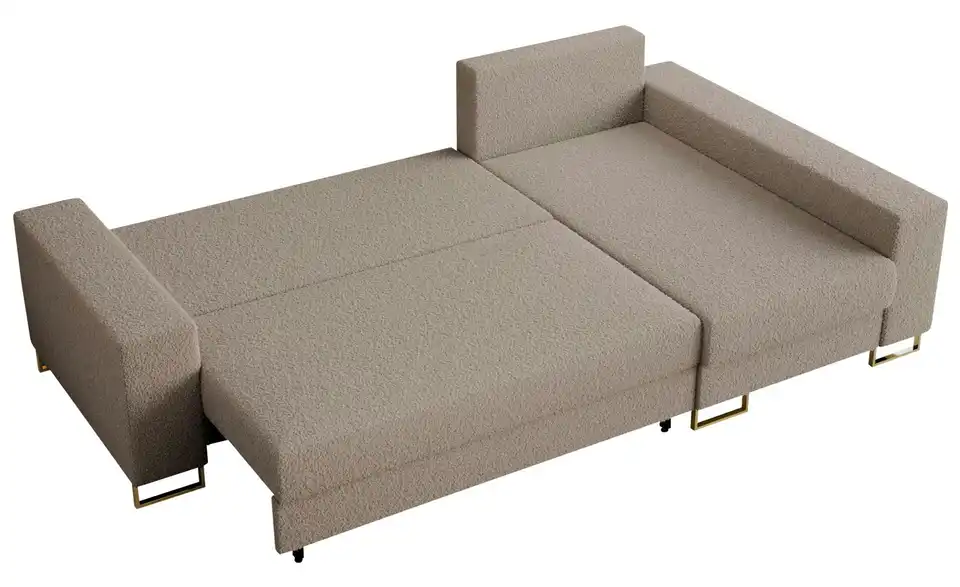 Ecksofa Hellbraun, Detailansicht