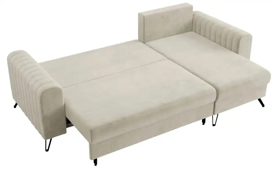 Ecksofa Beige, Detailansicht