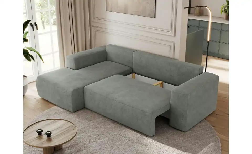 Ecksofa Grau, Funktionsansicht