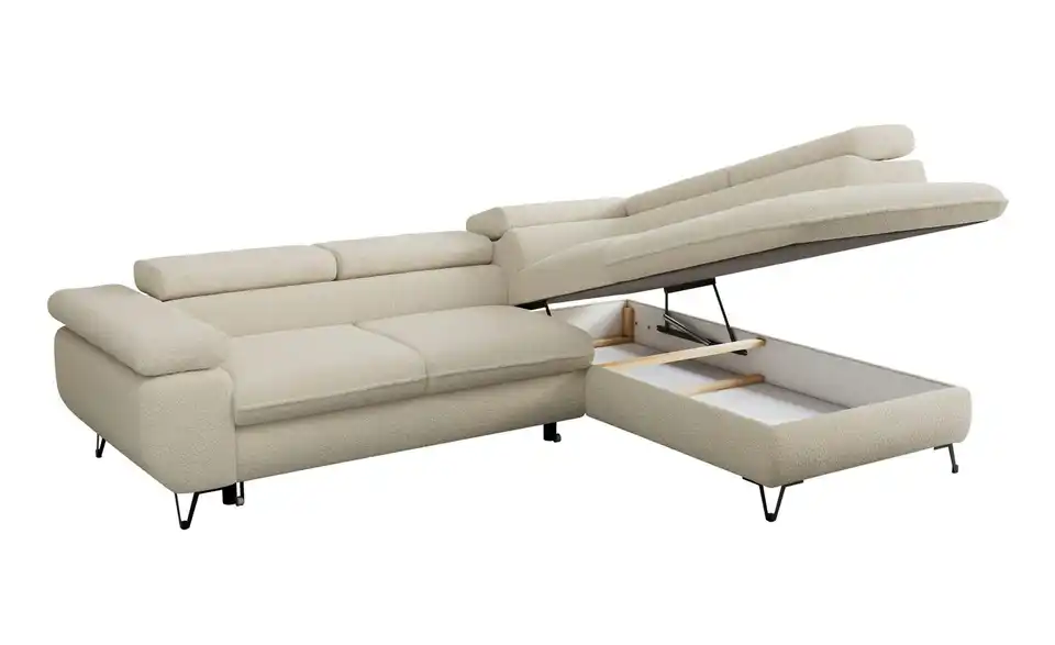 Ecksofa Beige Peter, Detailansicht