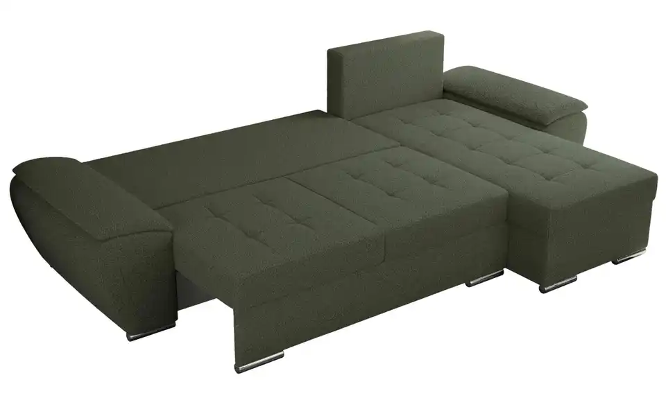 Ecksofa Grün, Detailansicht