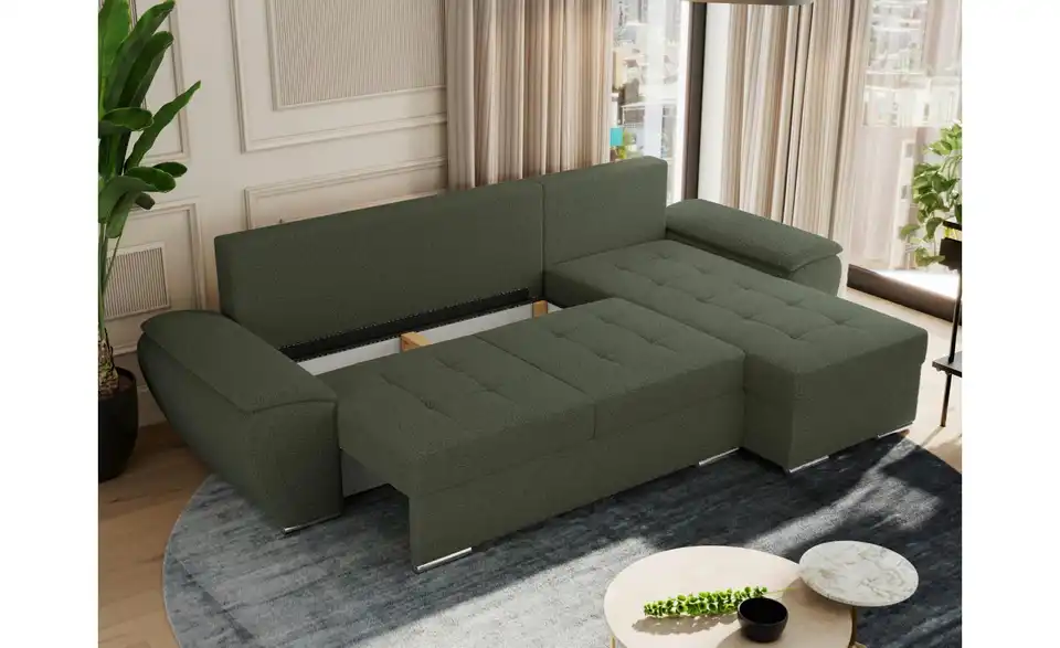 Ecksofa Grün, Funktionsansicht