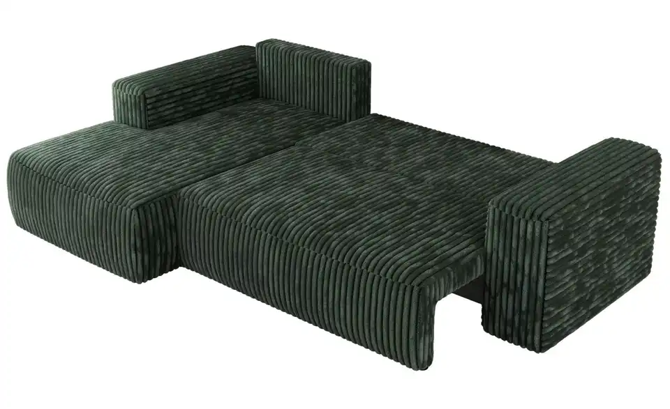 Ecksofa Grün, Detailansicht