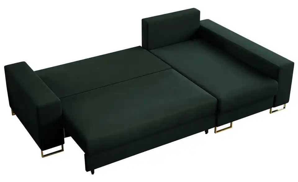 Ecksofa Grün, Detailansicht