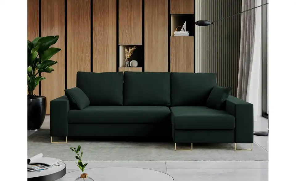 Ecksofa Grün, in Wohnsituation