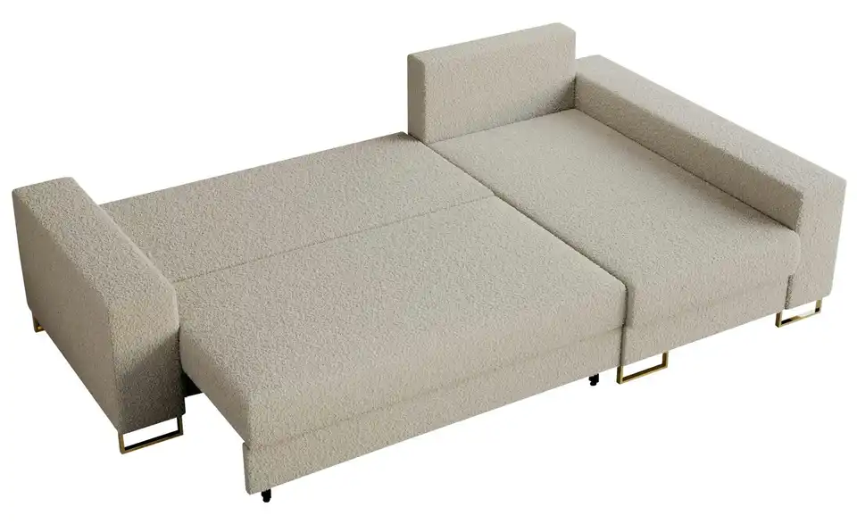 Ecksofa Beige, Detailansicht