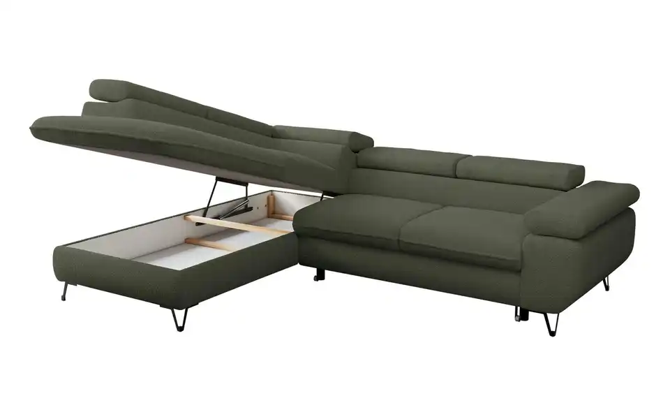 Ecksofa Grün Peter, Detailansicht