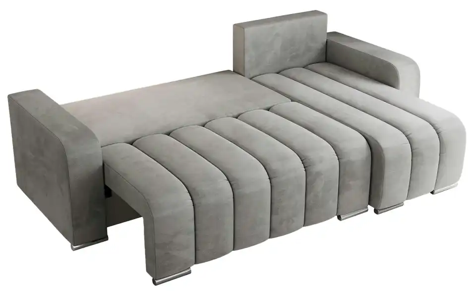 Ecksofa Hellgrau, Detailansicht