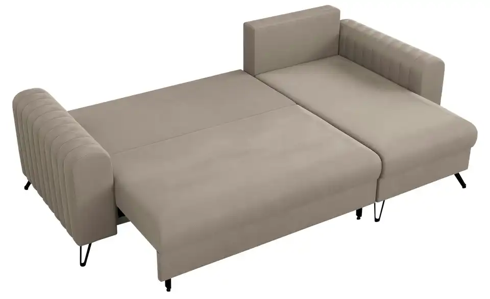 Ecksofa Beige, Detailansicht