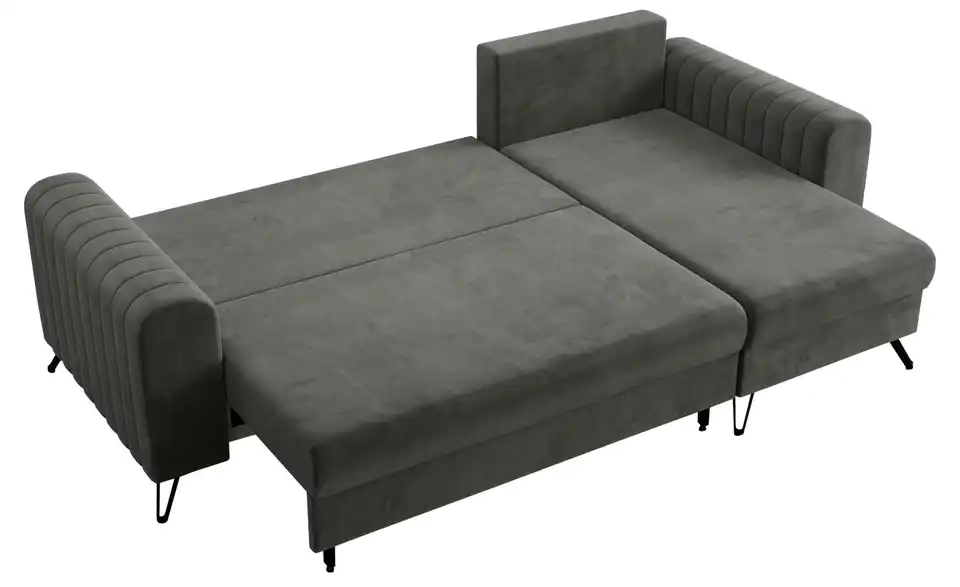 Ecksofa Grau, Detailansicht