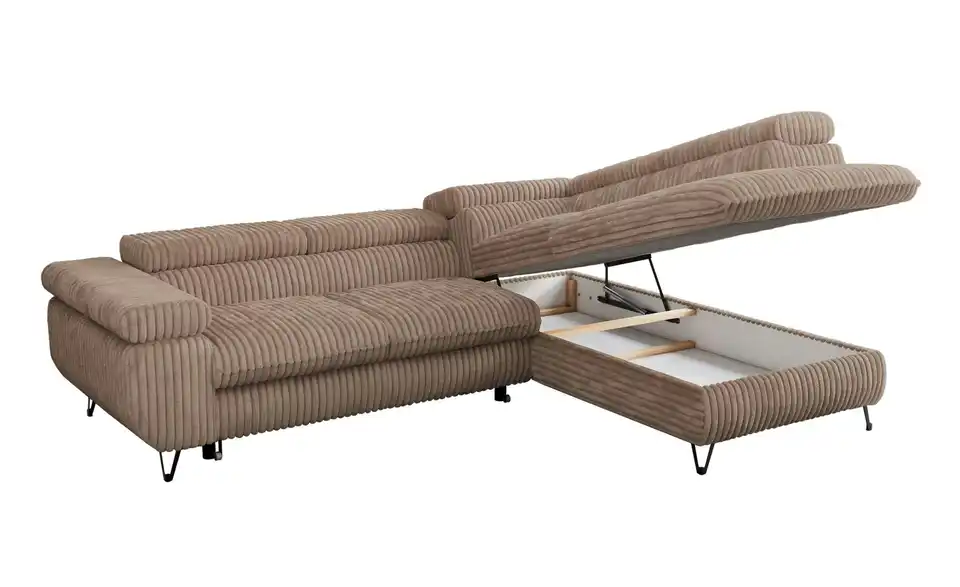 Ecksofa Braun Peter, Detailansicht