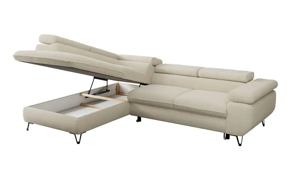Ecksofa Beige Peter, Detailansicht