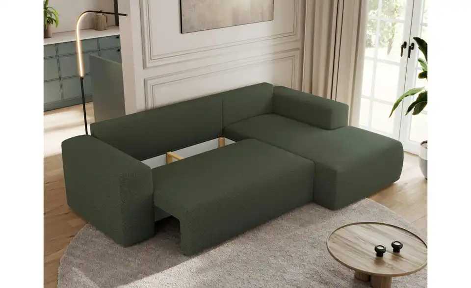 Ecksofa Grün, Funktionsansicht