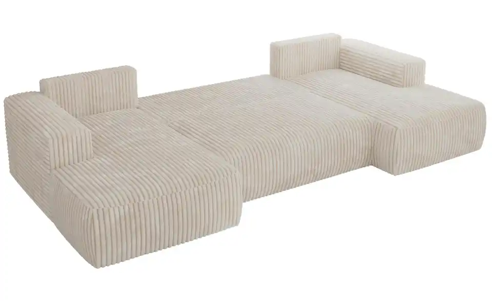 Wohnlandschaft Creme, Detailansicht