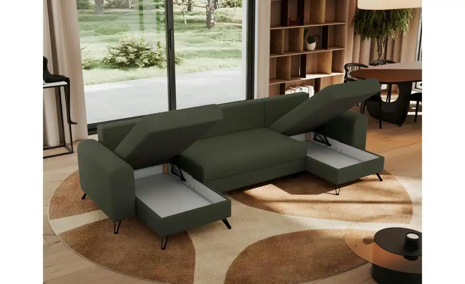 Wohnlandschaft Grün, in Wohnsituation