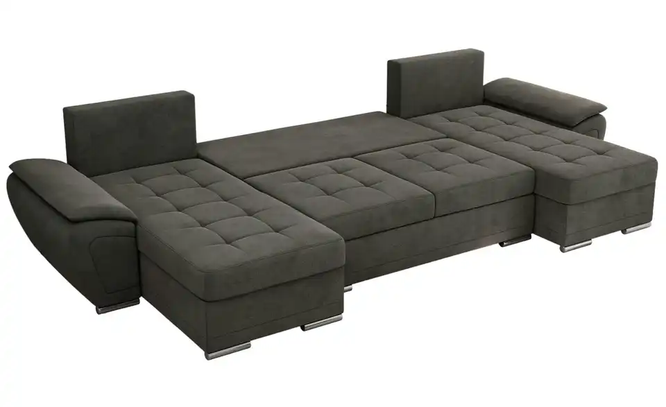 Wohnlandschaft Dunkelgrau, Detailansicht