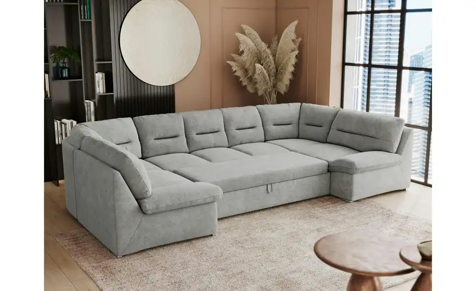 Wohnlandschaft Hellgrau, Funktionsansicht