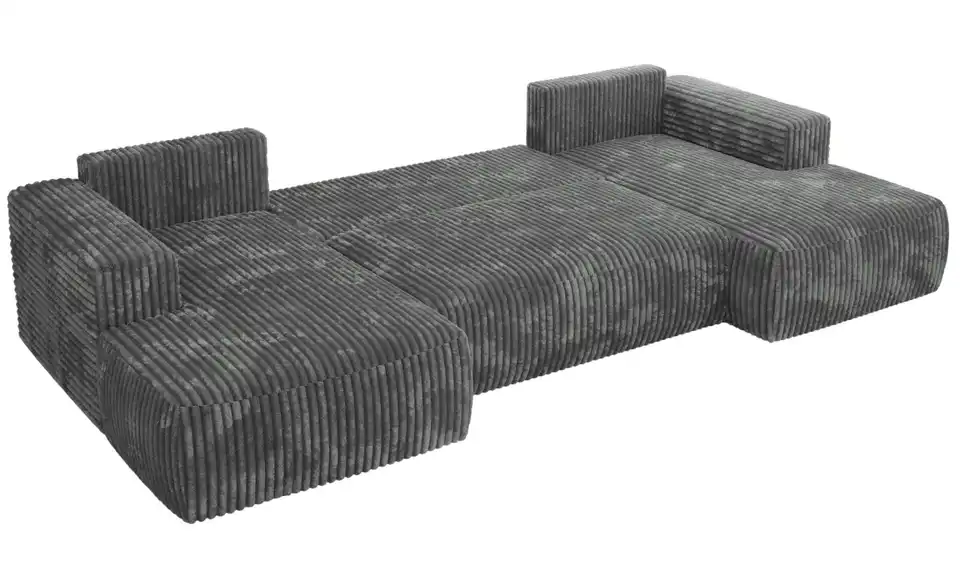 Wohnlandschaft Dunkelgrau, Detailansicht